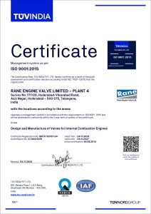 P4 Certificate_NABCB_ISO_9001 - Rane Engne Plant 4-images-0